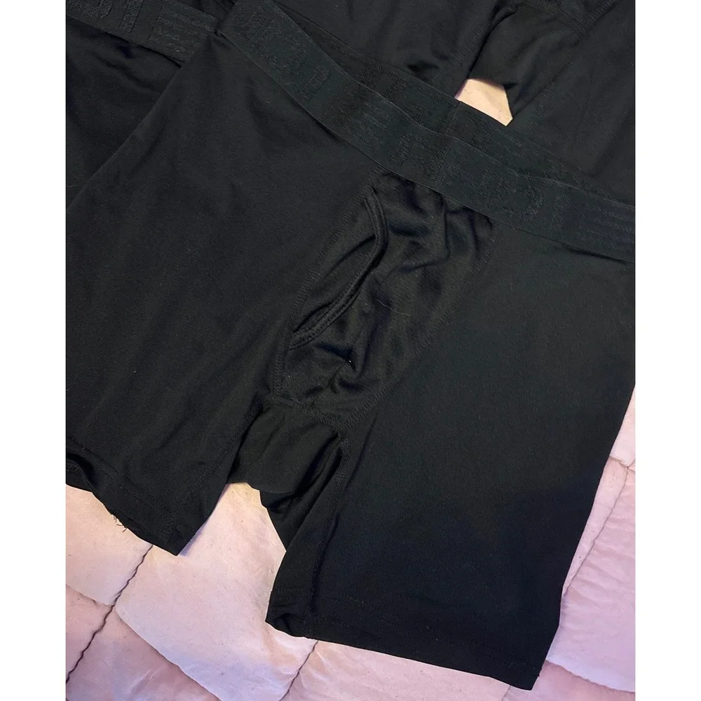 AND1 Men's Black Performance Boxer Briefs 5‎ Pack Size Medium